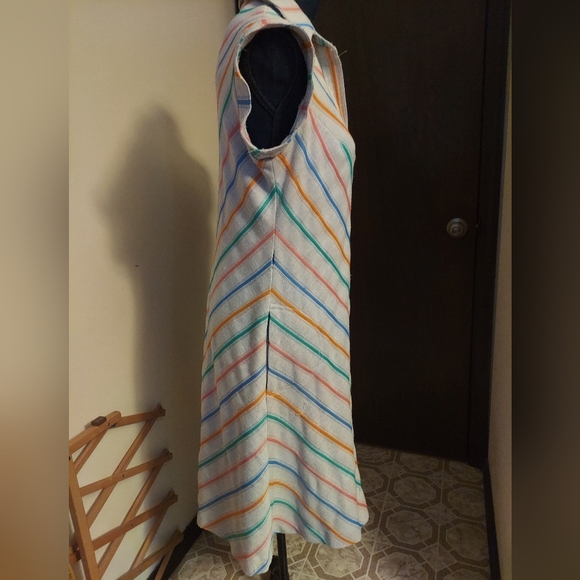 Vintage Cap Sleeve Summer Dress w/Pockets-Medium - Picture 6 of 8